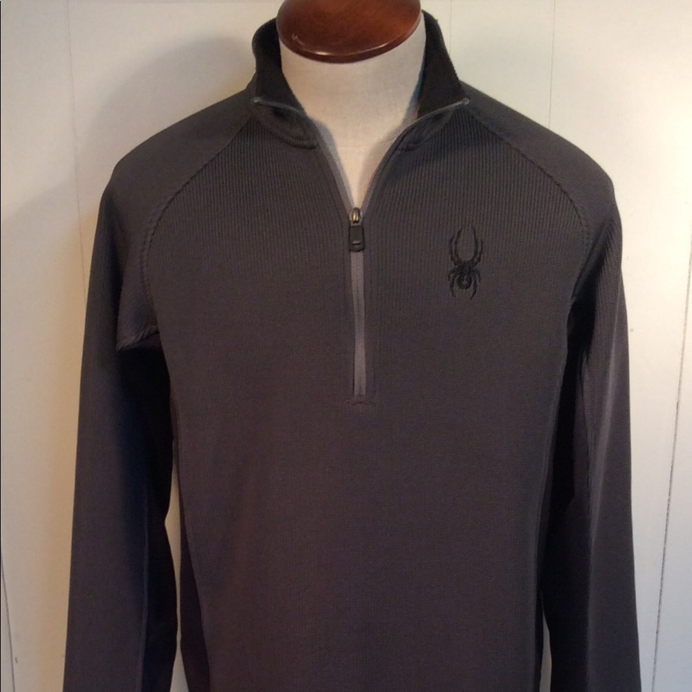 Spyder quarter zip men’s pullover size Medium